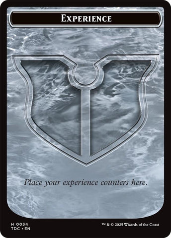 Image for Experience // Treasure Double-Sided Token (34 // 16) (Commander: Tarkir: Dragonstorm) - Magic: The Gathering
