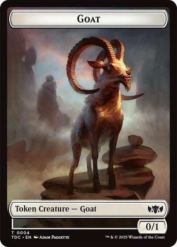 Image for Goat // Timeless Witness Double-Sided Token (4 // 11) (Commander: Tarkir: Dragonstorm) - Magic: The Gathering