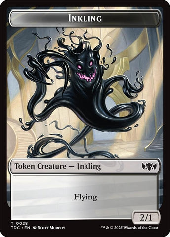Image for Inkling // Insect (0023) Double-Sided Token (28 // 23) (Commander: Tarkir: Dragonstorm) - Magic: The Gathering