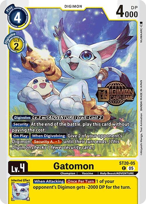 Gatomon (ST20-05 C) [Starter Deck 20: Protector of Light Release Event Cards]