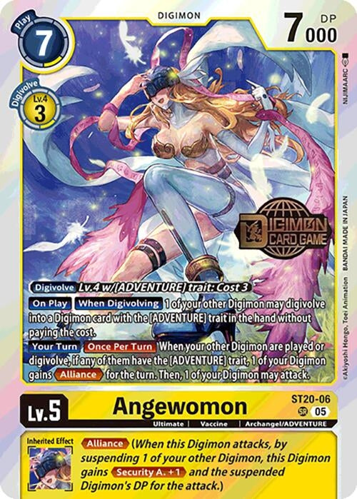 Angewomon (ST20-06 SR) [Starter Deck 20: Protector of Light Release Event Cards]