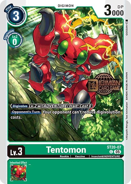 Tentomon (ST20-07 C) [Starter Deck 20: Protector of Light Release Event Cards]