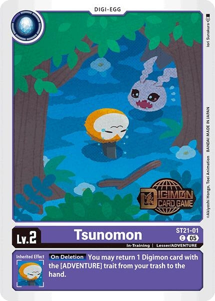 Tsunomon (ST21-01 C) [Starter Deck 21: Hero of Hope Release Event Cards]