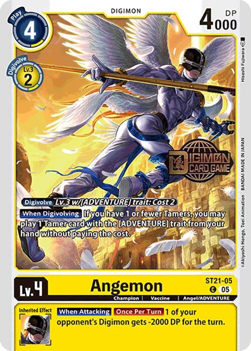 Angemon (ST21-05 C) [Starter Deck 21: Hero of Hope Release Event Cards]