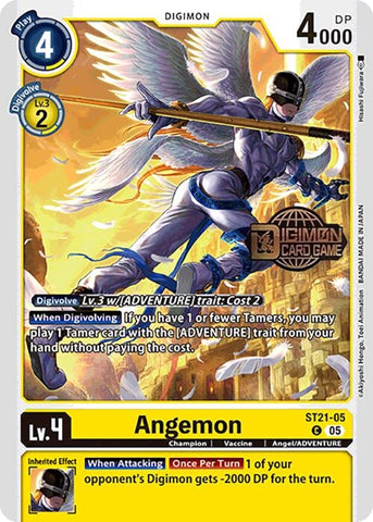 Angemon (ST21-05 C) [Starter Deck 21: Hero of Hope Release Event Cards]