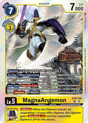 MagnaAngemon (ST21-06 SR) [Starter Deck 21: Hero of Hope Release Event Cards]