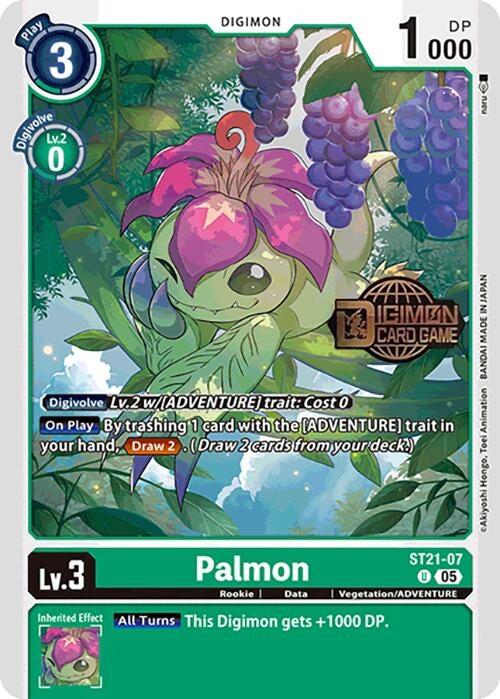 Palmon (ST21-07 U) [Starter Deck 21: Hero of Hope Release Event Cards]