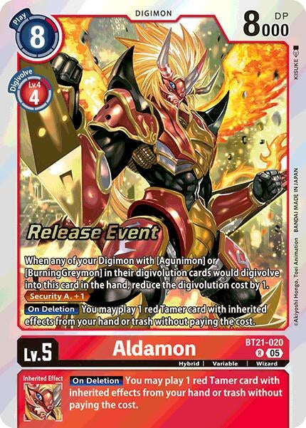 Aldamon (BT21-020 R) [World Convergence Release Event Cards]