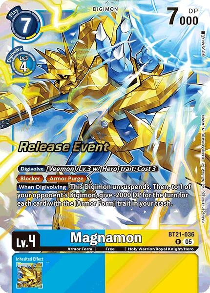 Magnamon (BT21-036 R) [World Convergence Release Event Cards]