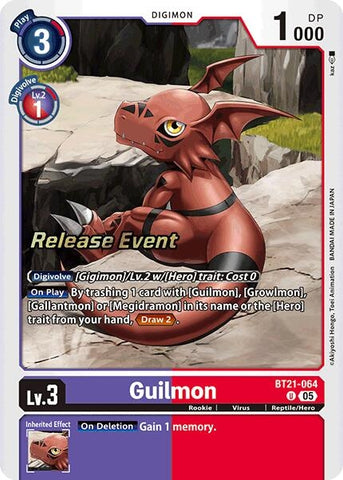 Guilmon (BT21-064 U) [World Convergence Release Event Cards]