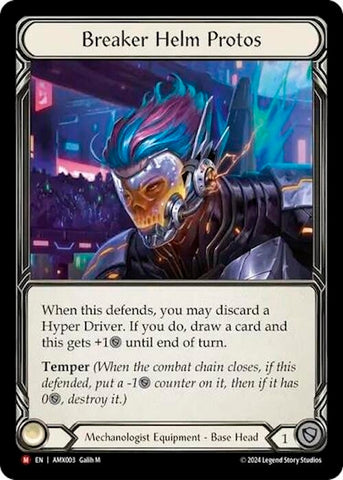 Image for Breaker Helm Protos (AMX003) (Armory Deck: Maxx Nitro) - Flesh and Blood TCG