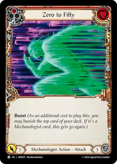 Zero to Fifty (Red) [Armory Deck: Maxx Nitro]