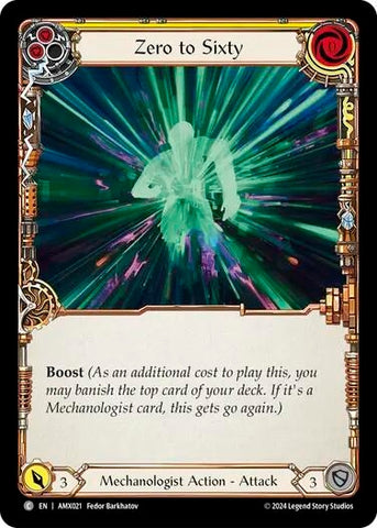 Zero to Sixty (Yellow) [Armory Deck: Maxx Nitro]