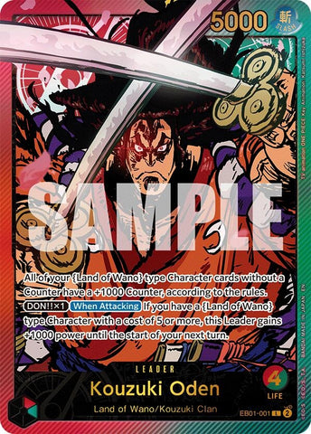 Image for Kouzuki Oden (SPR) (EB01-001) (Extra Booster: Anime 25th Collection) - One Piece Card Game