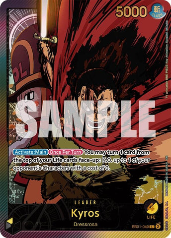 Image for Kyros (SPR) (EB01-040) (Extra Booster: Anime 25th Collection) - One Piece Card Game