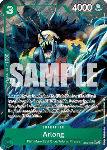 Image for Arlong (Alternate Art) (EB02-011) (Extra Booster: Anime 25th Collection) - One Piece Card Game