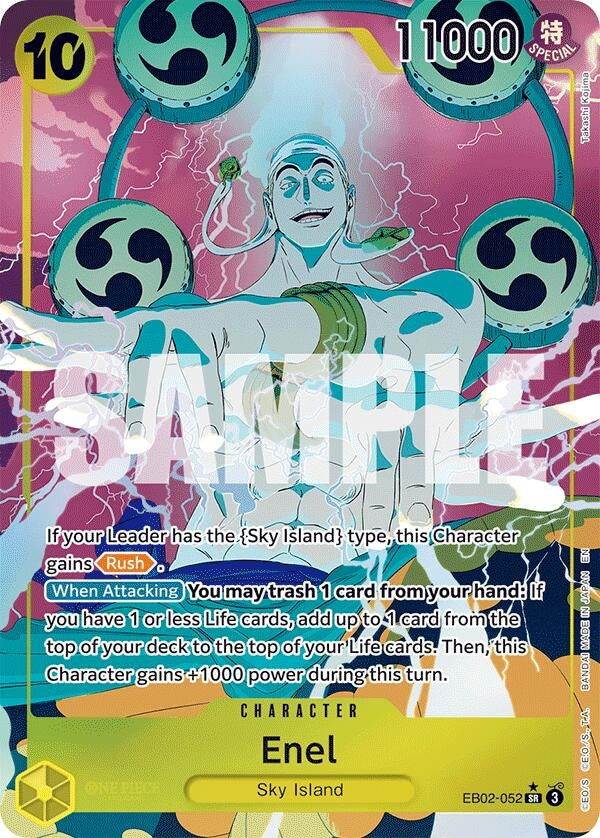 Image for Enel (Alternate Art) (EB02-052) (Extra Booster: Anime 25th Collection) - One Piece Card Game