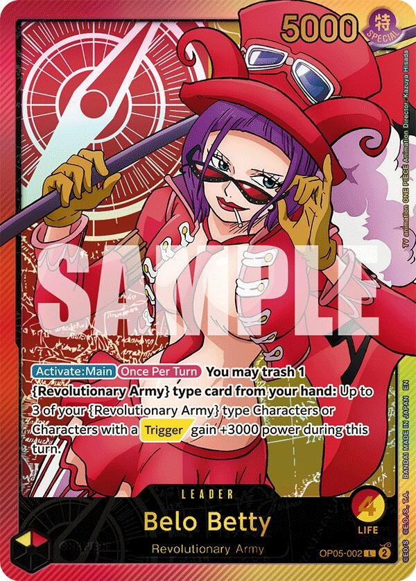 Image for Belo Betty (SPR) (OP05-002) (Extra Booster: Anime 25th Collection) - One Piece Card Game