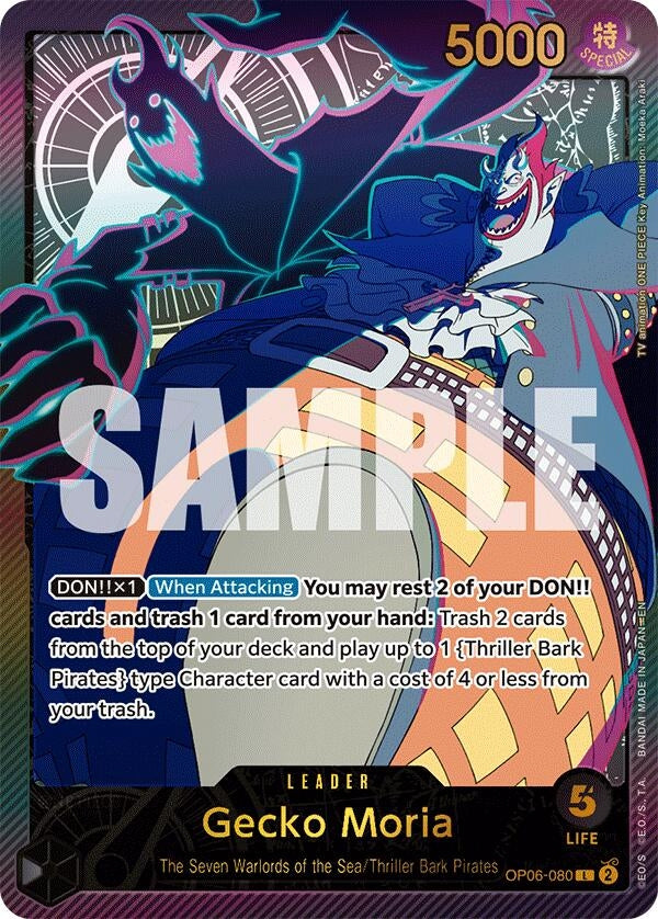 Image for Gecko Moria (SPR) (OP06-080) (Extra Booster: Anime 25th Collection) - One Piece Card Game
