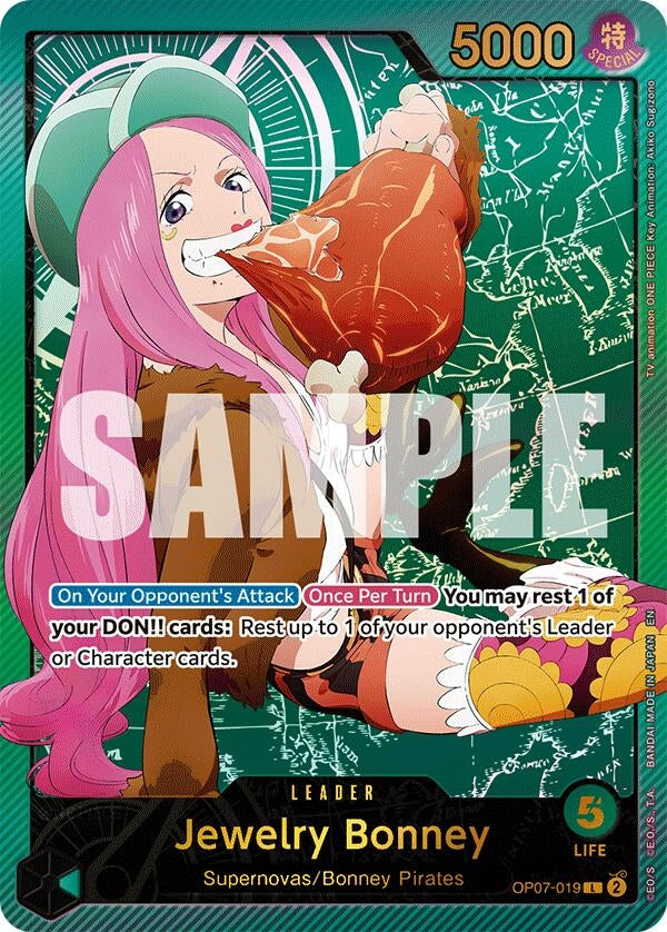 Image for Jewelry Bonney (SPR) (OP07-019) (Extra Booster: Anime 25th Collection) - One Piece Card Game