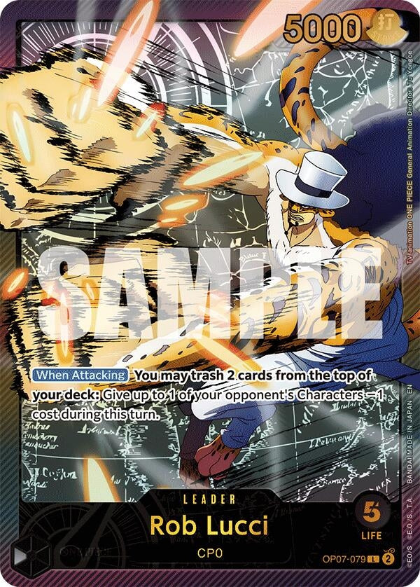 Image for Rob Lucci (SPR) (OP07-079) (Extra Booster: Anime 25th Collection) - One Piece Card Game