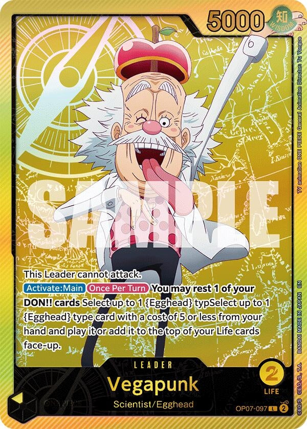 Image for Vegapunk (SPR) (OP07-097) (Extra Booster: Anime 25th Collection) - One Piece Card Game