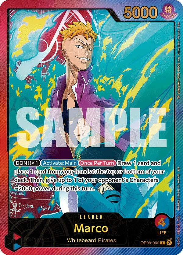Image for Marco (SPR) (OP08-002) (Extra Booster: Anime 25th Collection) - One Piece Card Game