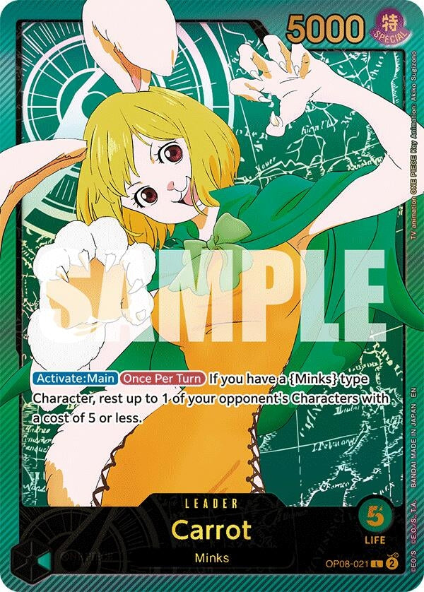 Image for Carrot (SPR) (OP08-021) (Extra Booster: Anime 25th Collection) - One Piece Card Game
