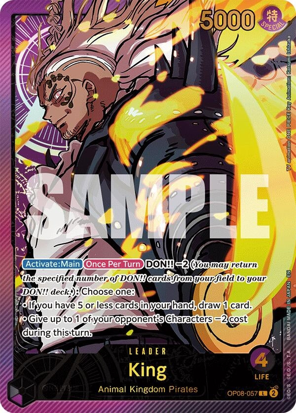 Image for King (SPR) (OP08-057) (Extra Booster: Anime 25th Collection) - One Piece Card Game