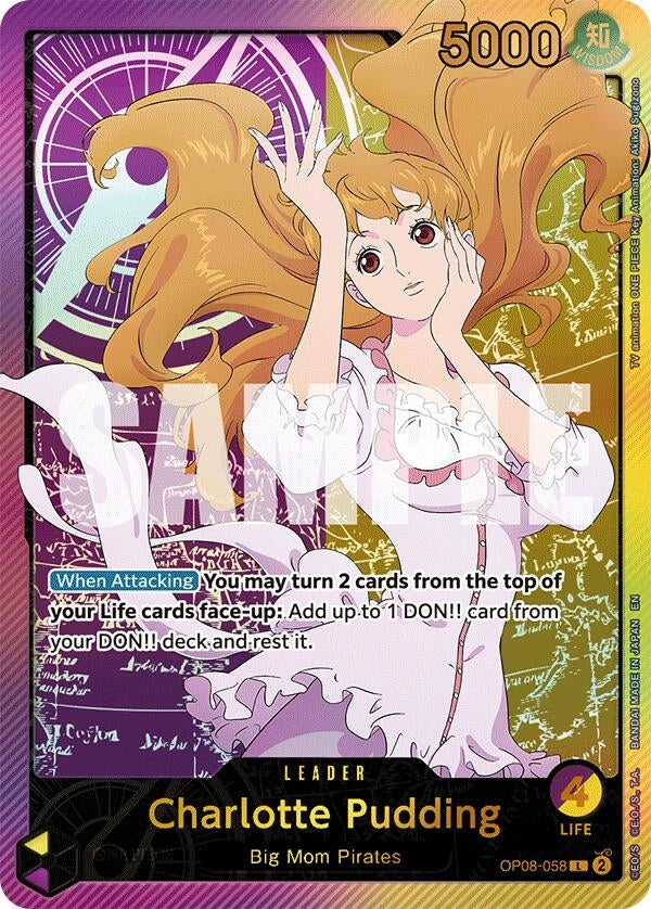 Image for Charlotte Pudding (SPR) (OP08-058) (Extra Booster: Anime 25th Collection) - One Piece Card Game