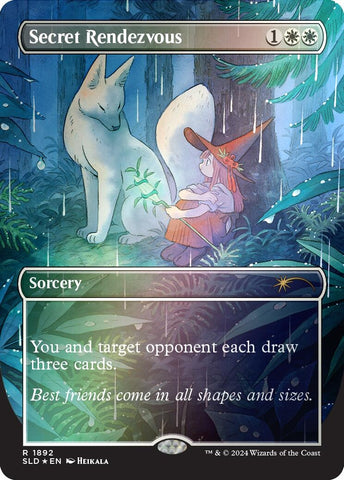 Image for Secret Rendezvous (Rainbow Foil) (1892) (Secret Lair Drop Series) - Magic: The Gathering
