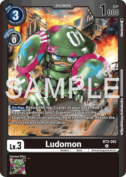Ludomon (Limited Card Pack -Billion Bullet-) (BT3-062 U) [Release Special Booster 1.5]