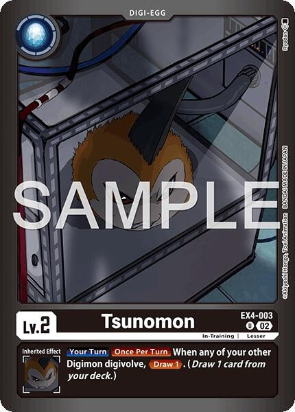 Tsunomon (Limited Card Pack -Billion Bullet-) (EX4-003 U) [Alternative Being Booster]