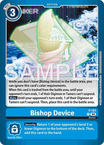 Bishop Device (Limited Card Pack -Billion Bullet-) (P-161 P) [Digimon Promotion Cards]