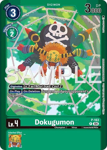 Dokugumon (Limited Card Pack -Billion Bullet-) (P-163 P) [Digimon Promotion Cards]