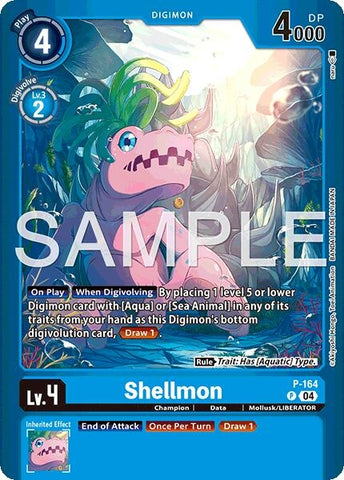 Shellmon (Limited Card Pack -Billion Bullet-) (P-164 P) [Digimon Promotion Cards]