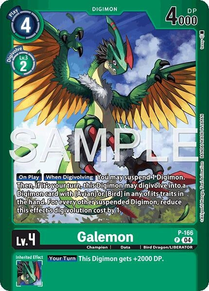 Galemon (Limited Card Pack -Billion Bullet-) (P-166 P) [Digimon Promotion Cards]