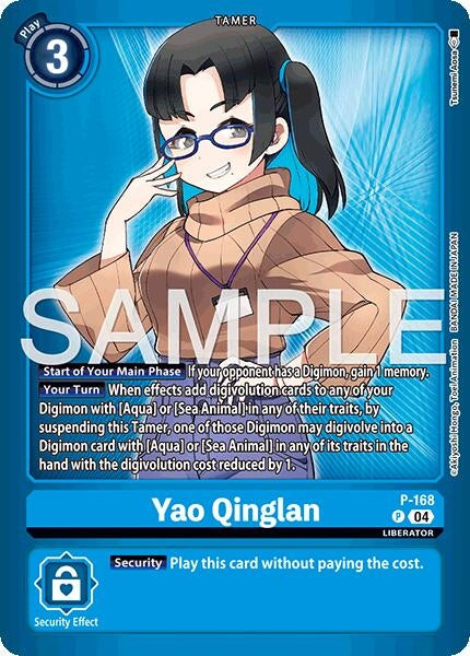 Yao Qinglan (Limited Card Pack -Billion Bullet-) (P-168 P) [Digimon Promotion Cards]