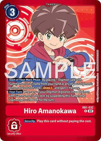Hiro Amanokawa (Limited Card Pack -Billion Bullet-) (RB1-032 R) [Resurgence Booster]