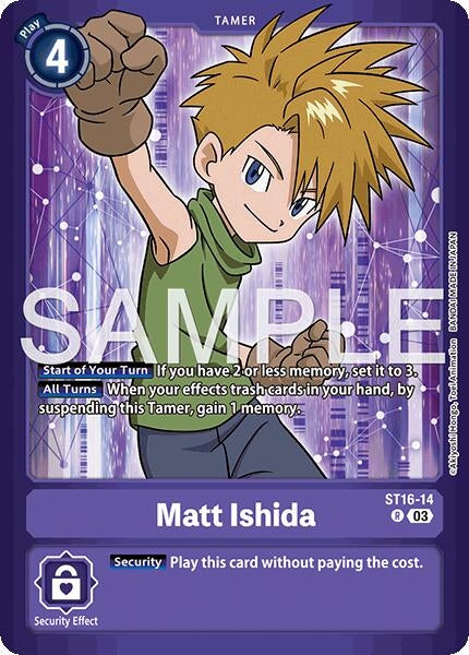 Matt Ishida (Limited Card Pack -Billion Bullet-) (ST16-14 R) [Starter Deck 16: Wolf of Friendship]
