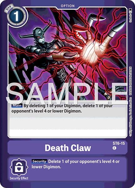 Death Claw (Limited Card Pack -Billion Bullet-) (ST6-15 C) [Starter Deck 06: Venomous Violet]
