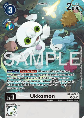 Ukkomon (Limited Card Pack -Billion Bullet-) (BT16-082 R) [Beginning Observer]