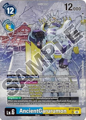AncientGarurumon (Tamer's Selection Box Ver. Championship 2024) (BT17-028 SR) (Secret Crisis)