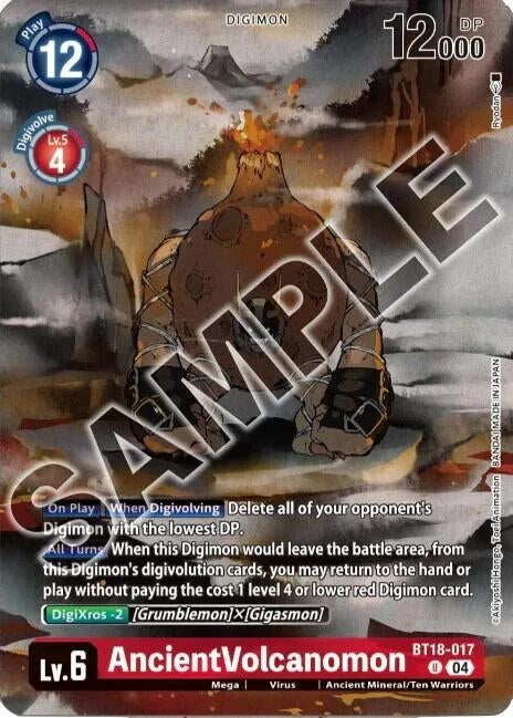 AncientVolcanomon (Tamer's Selection Box Ver. Championship 2024) (BT18-017 U) (Release Special Booster 2.0)