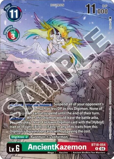 AncientKazemon (Tamer's Selection Box Ver. Championship 2024) (BT18-054 R) (Release Special Booster 2.0)