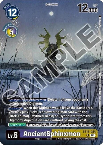 AncientSphinxmon (Tamer's Selection Box Ver. Championship 2024) (BT18-084 R) (Release Special Booster 2.0)