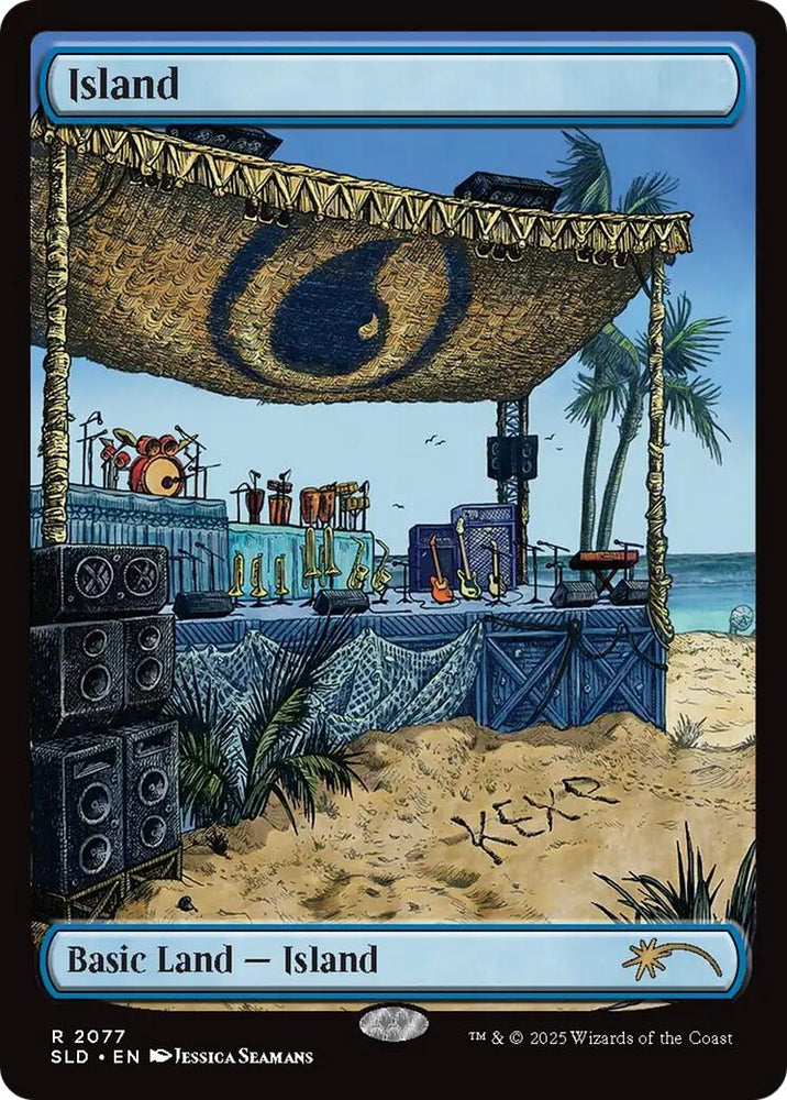 Image for Island (2077) (2077) [Secret Lair Drop Series] - Magic: The Gathering