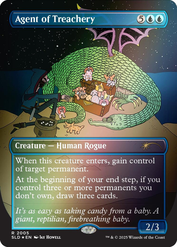 Image for Agent of Treachery (Rainbow Foil) (2005) [Secret Lair Drop Series] - Magic: The Gathering