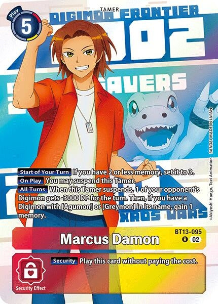 Marcus Damon (Digimon Animation Series 25th Anniversary Set) (BT13-095 R) [Versus Royal Knights]