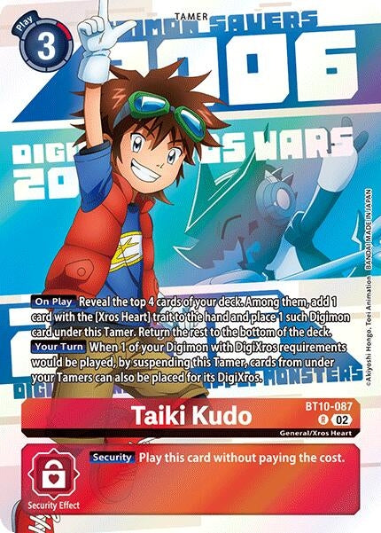Taiki Kudo (Digimon Animation Series 25th Anniversary Set) (BT10-087 R) [Xros Encounter]